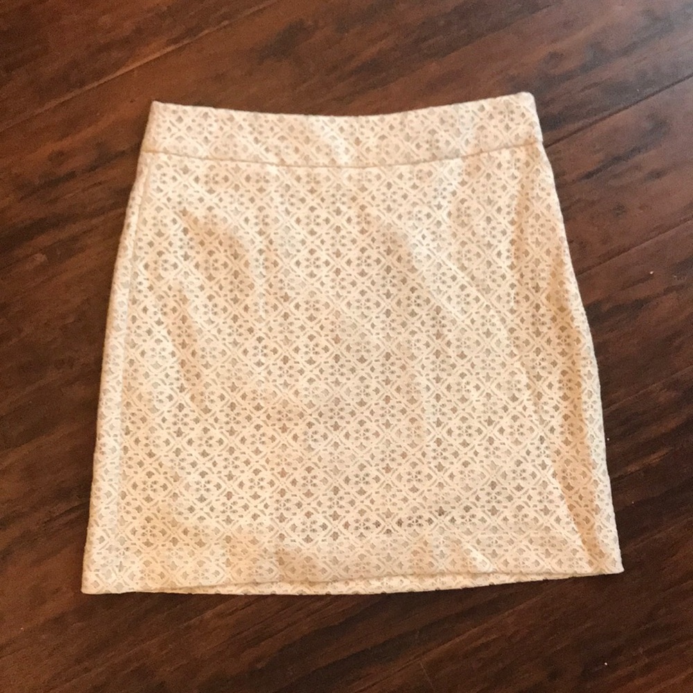 Precious Loft lace overlay skirt. Size 2.